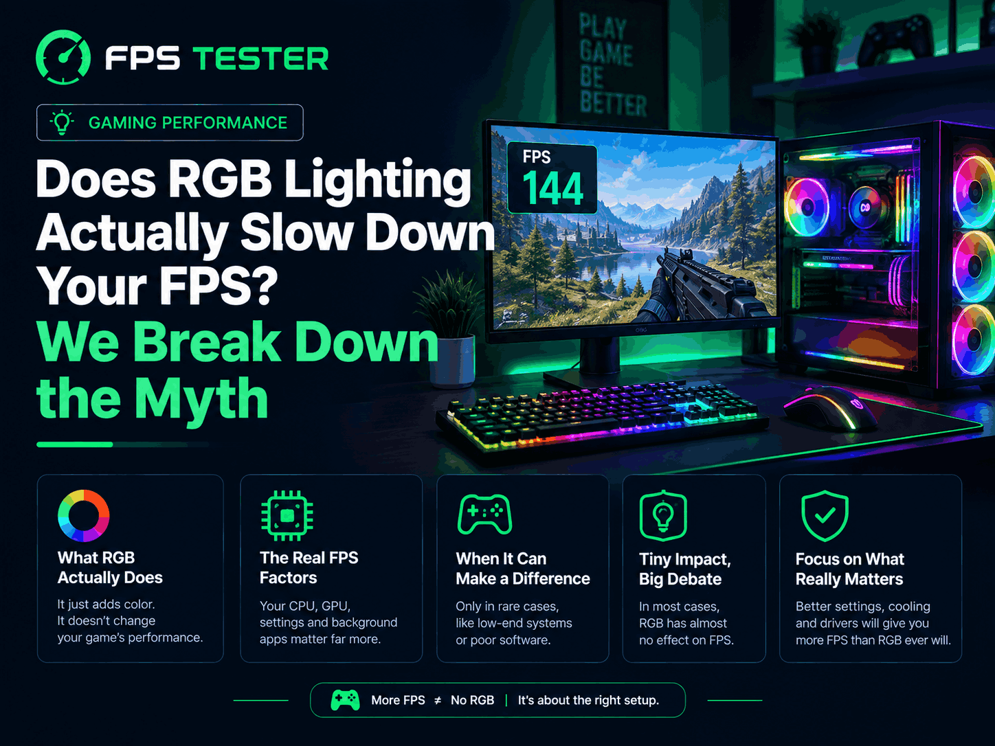 Does RGB Lighting Actually Slow Down Your FPS? We Break Down the Myth