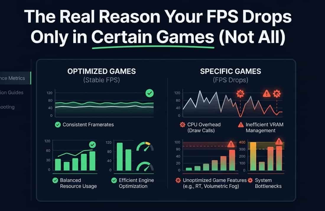 The Real Reason Your FPS Drops Only in Certain Games (Not All)