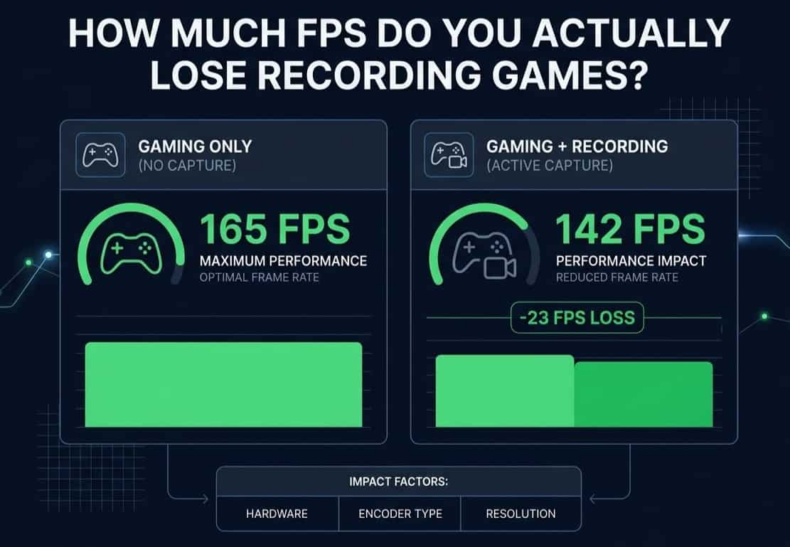 How Much FPS Do You Actually Lose From Screen Recording While Gaming?