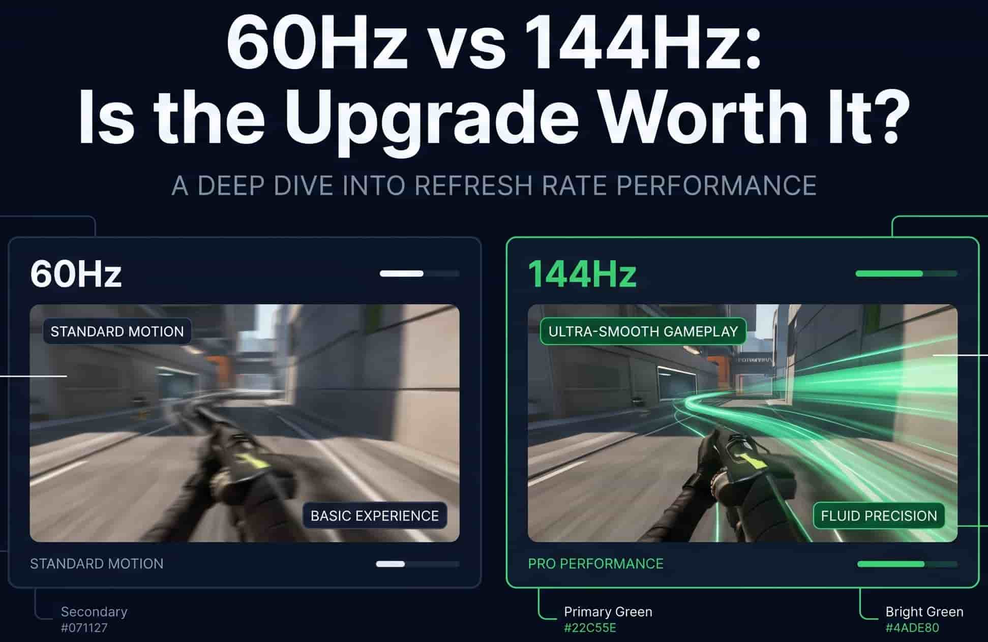 60Hz vs 144Hz: Is the Upgrade Worth It?
