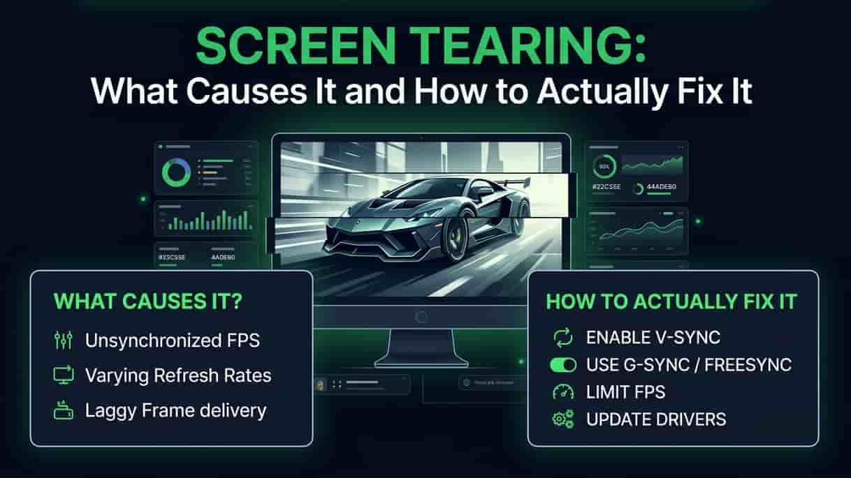 Screen Tearing: What Causes It and How to Actually Fix It