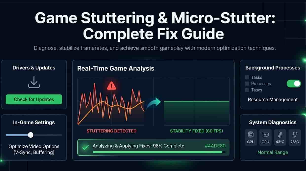 Game Stuttering and Micro-Stutter: Complete Fix Guide